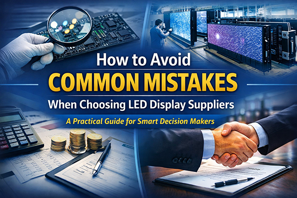 ​How to Avoid Common Mistakes When Choosing LED Display Suppliers: A Practical Guide for Smart Decision Makers